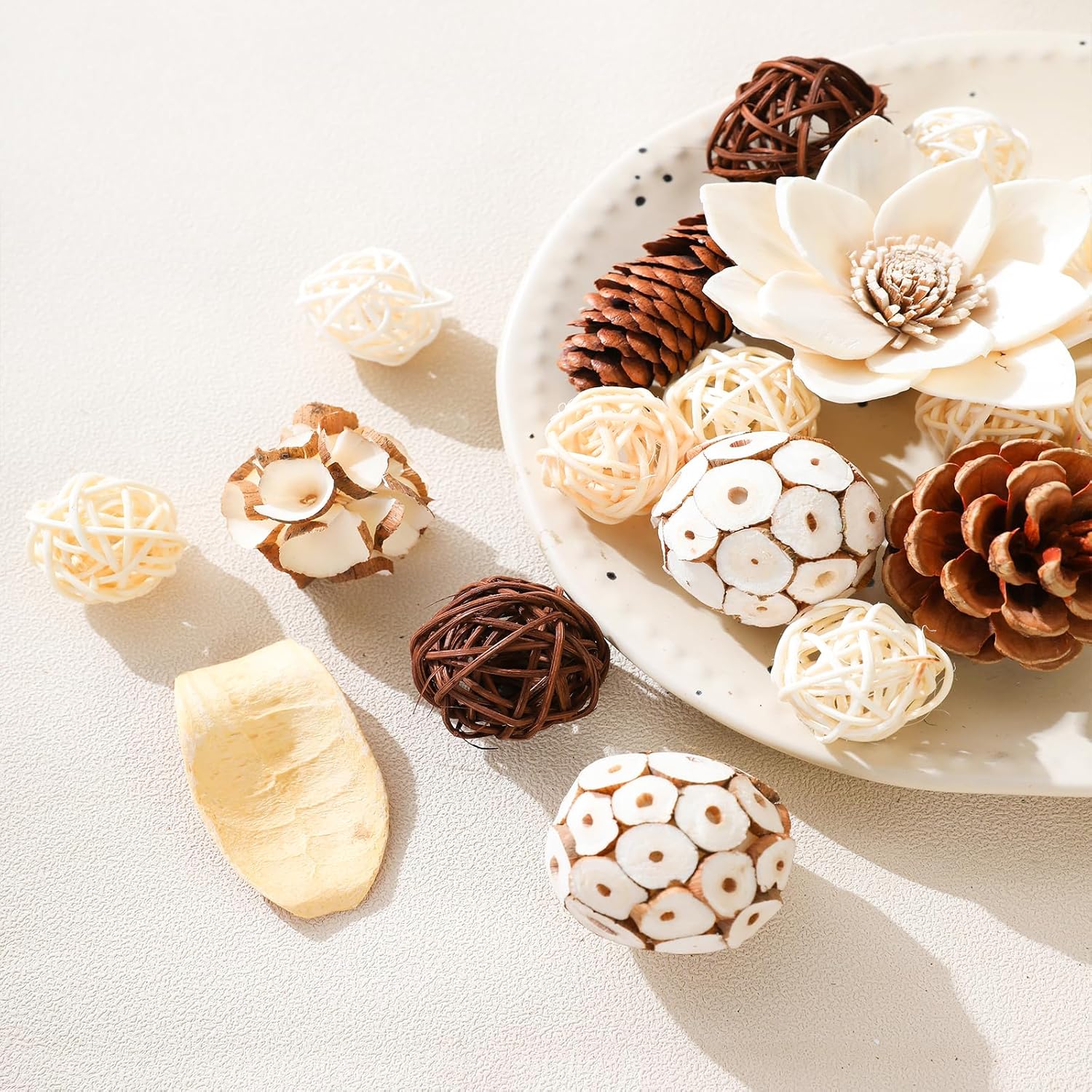 Vanilla Scented Potpourri Bowl Fillers Home Fragrance Decor