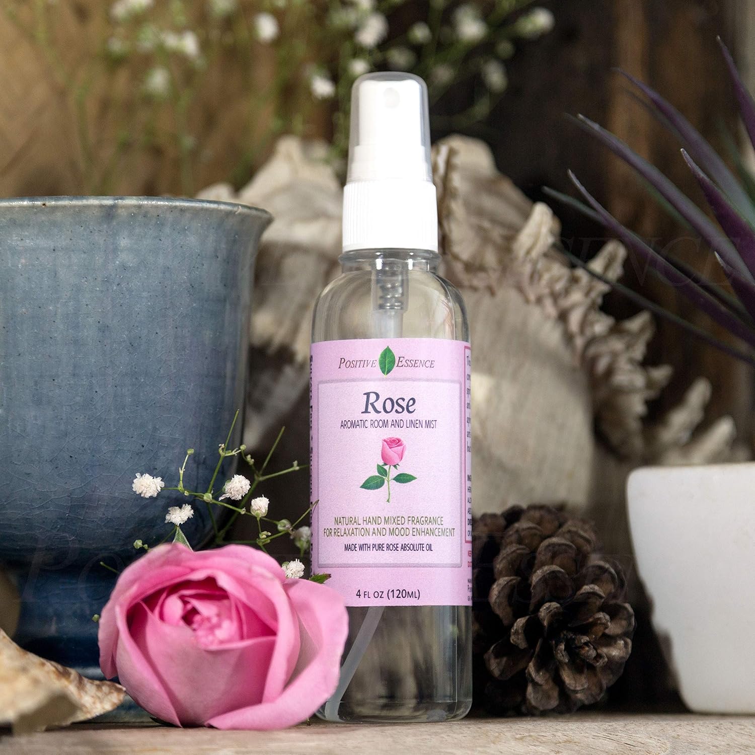Rose Linen Room Spray Natural Home Fragrance