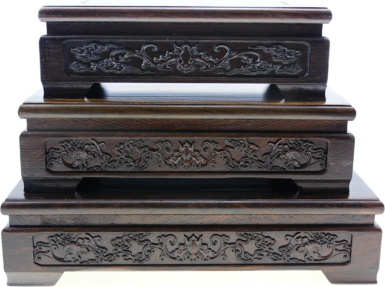 Chinese Rosewood Solid Mahagony Display Stand Pedestal