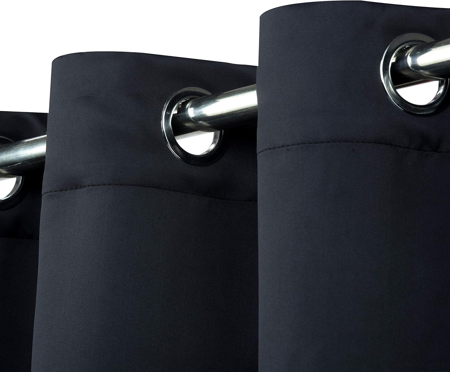 MDS Blackout Curtain Panels 42x54 Inch Black