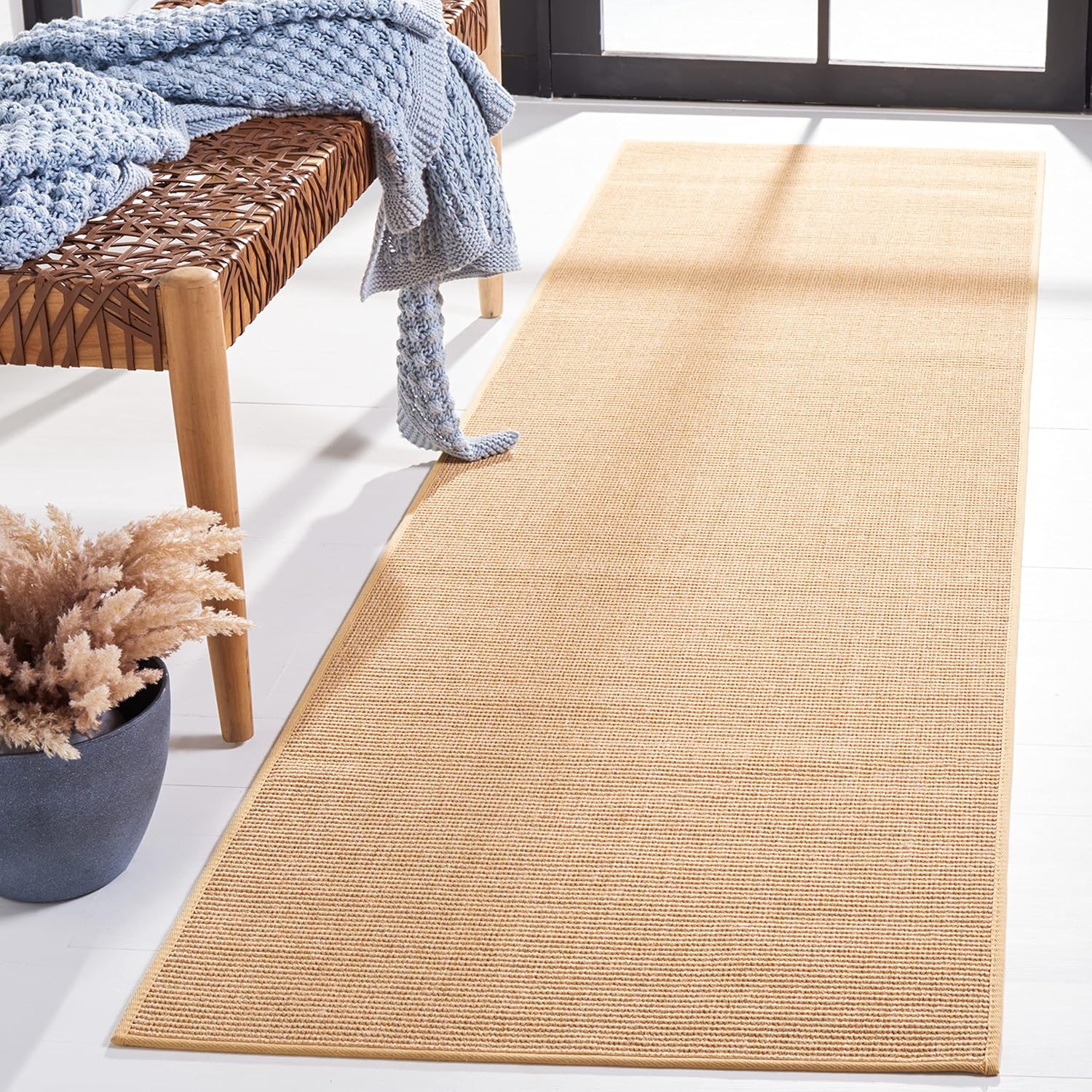 Martha Stewart x Safavieh 23 x 8 Farmhouse Sisal Jute Runner Rug